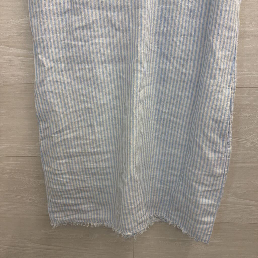 Tommy Bahama White/ Blue Striped Sleeveless Shift Dress XXS