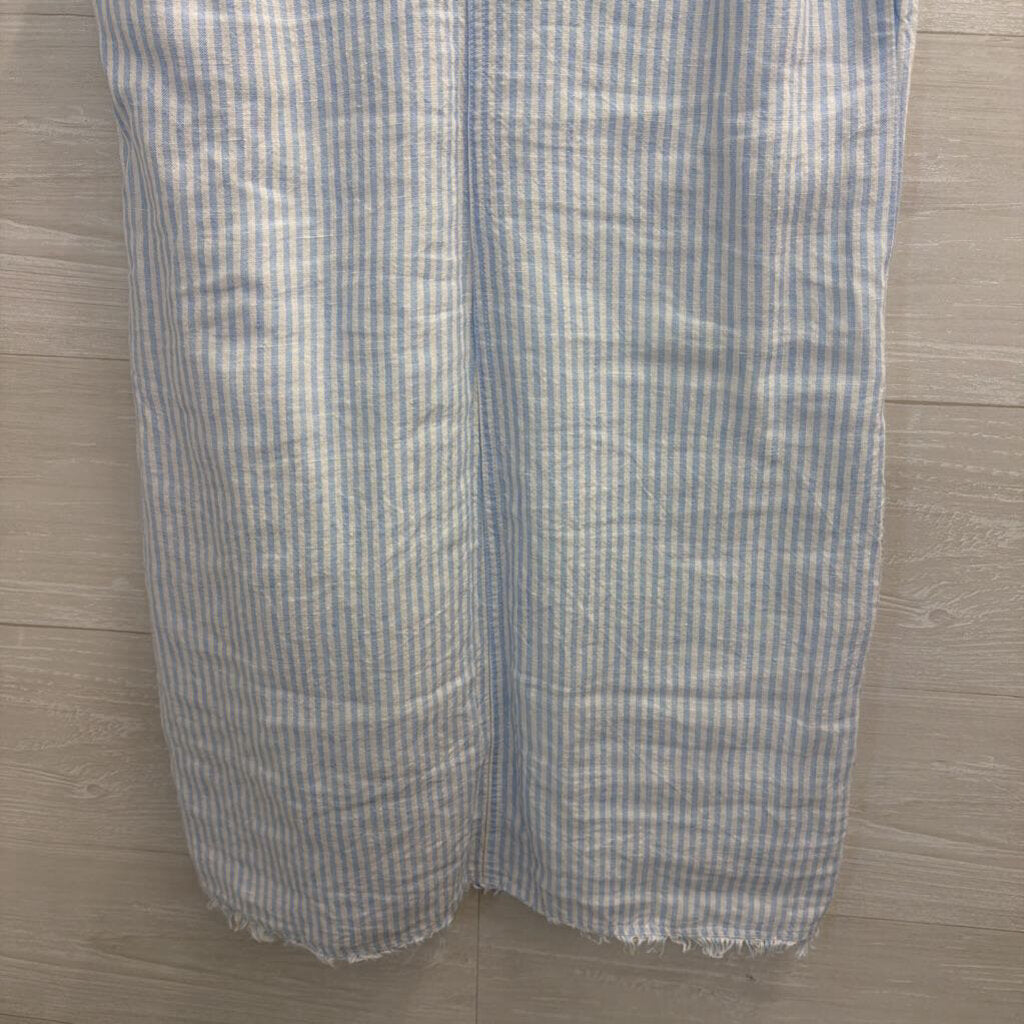 Tommy Bahama White/ Blue Striped Sleeveless Shift Dress XXS