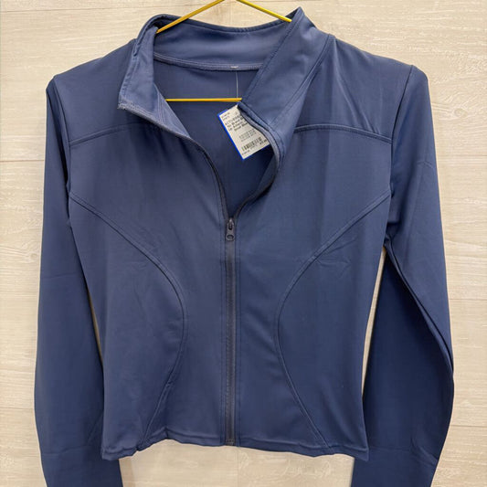 Blue Zip Up Athletic Jacket Small