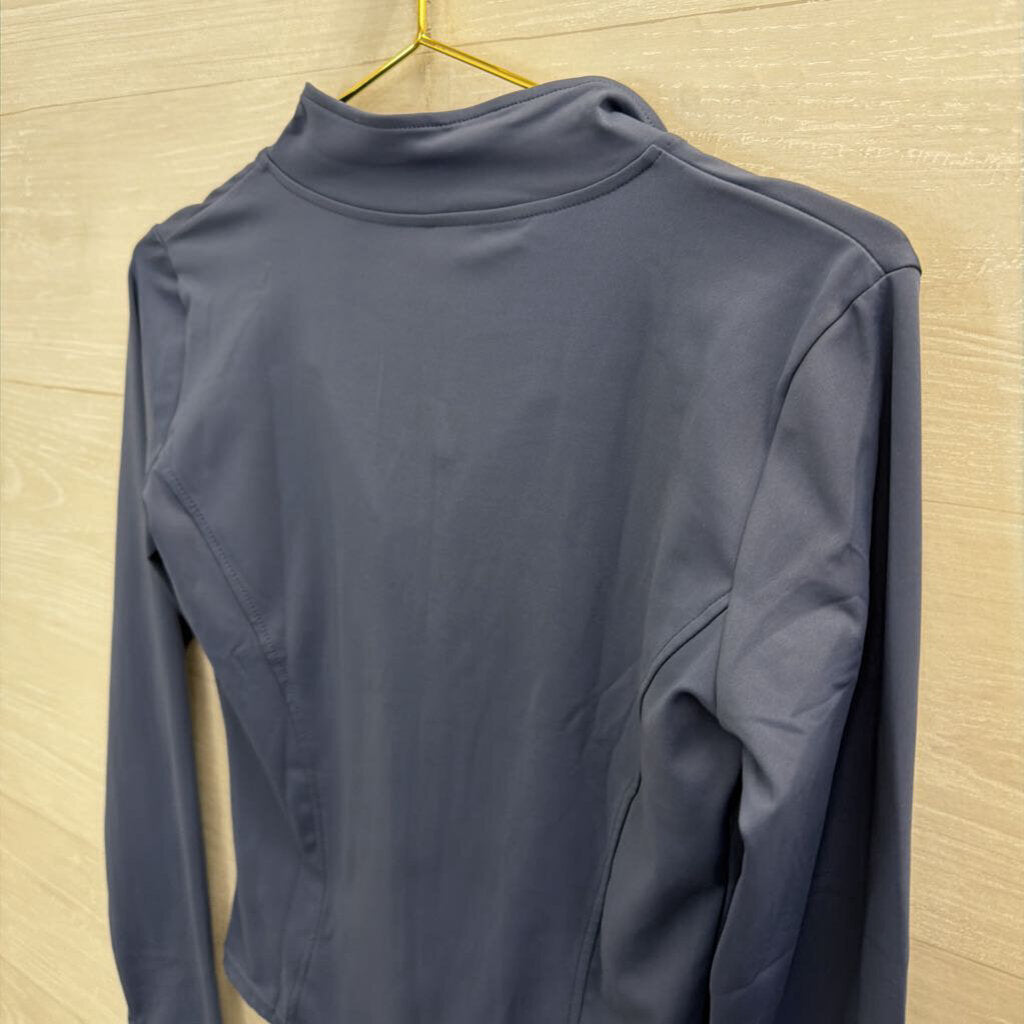 Blue Zip Up Athletic Jacket Small