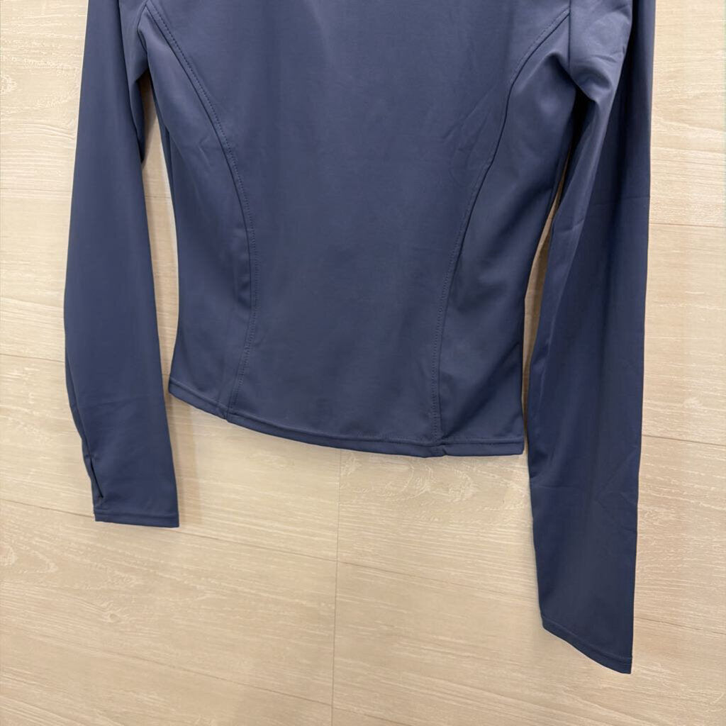 Blue Zip Up Athletic Jacket Small