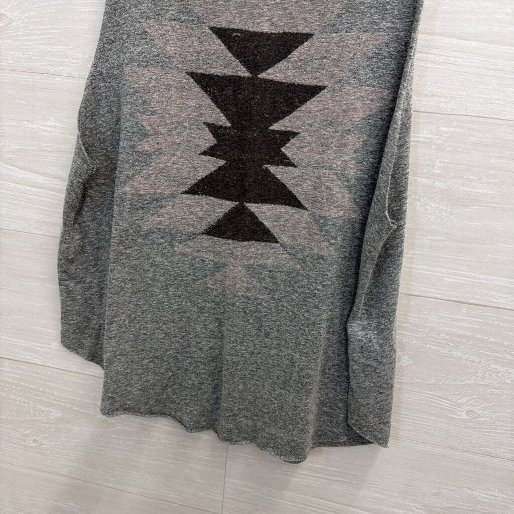 Project Social T Grey Print Tank Top Small