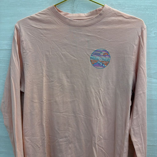 Ocean and Coast Pink Long Sleeve Graphic Tee Medium