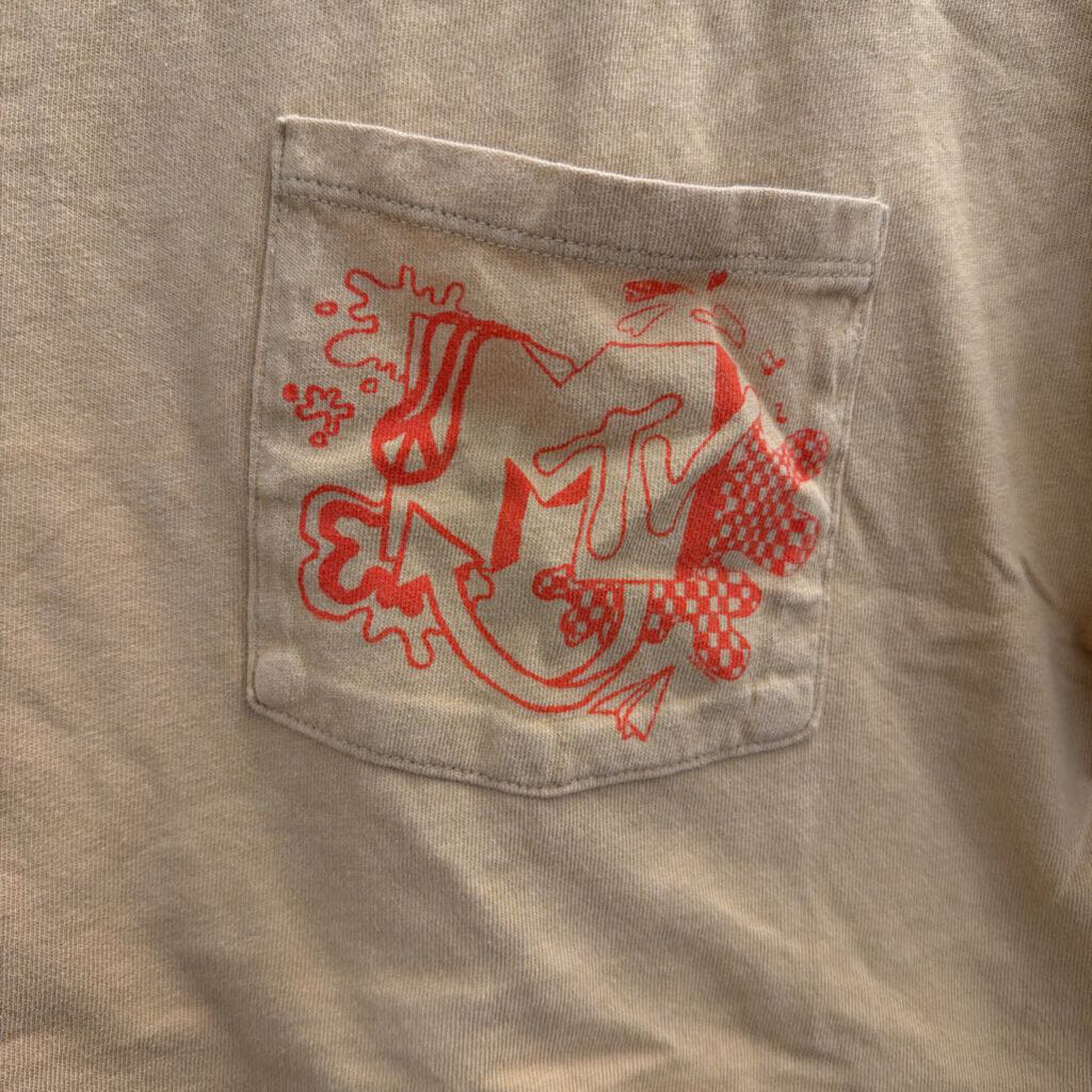 Offline Yellow Cropped MTV Short Sleeve Graphic Tee Medium