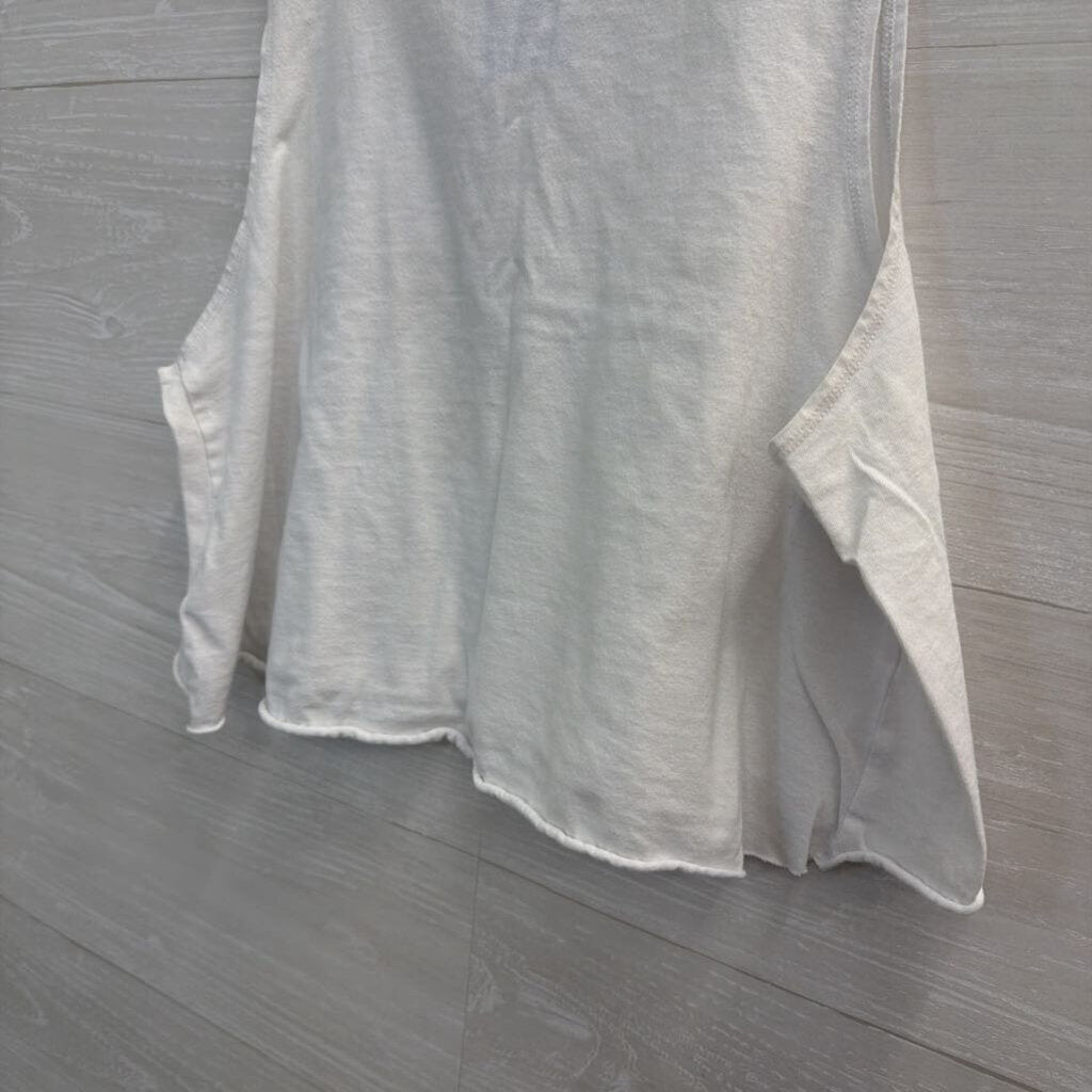 Asos White Cropped Tank Top 4