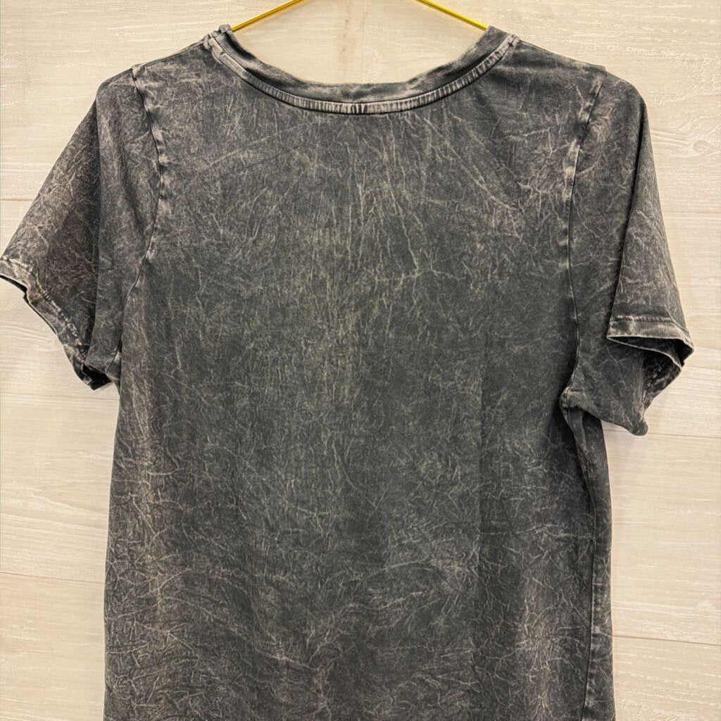 Grey/ Beige Kindness is Magic Short Sleeve Graphic Tee Large