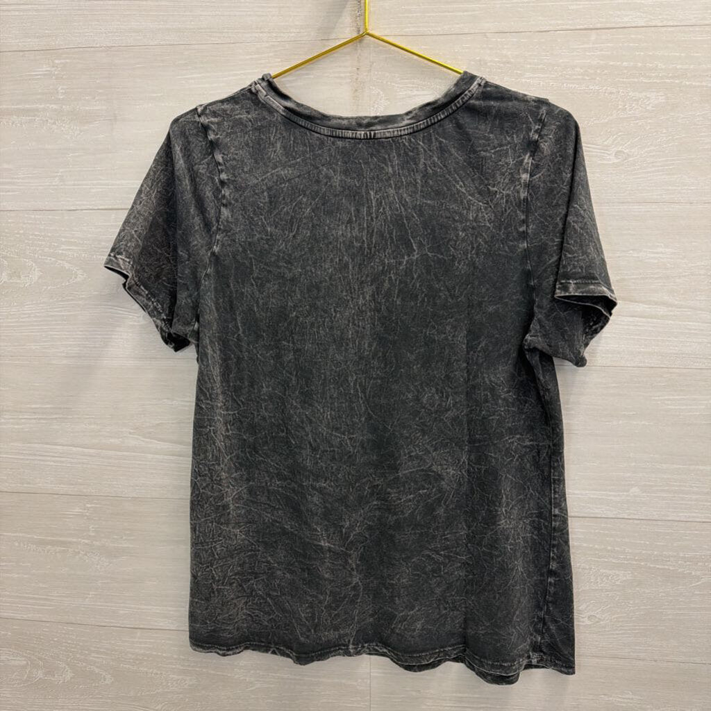Grey/ Beige Kindness is Magic Short Sleeve Graphic Tee Large