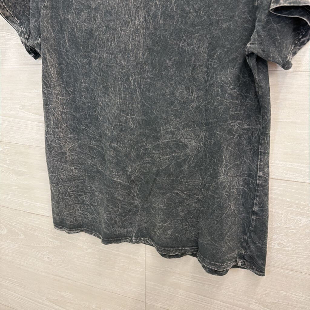 Grey/ Beige Kindness is Magic Short Sleeve Graphic Tee Large