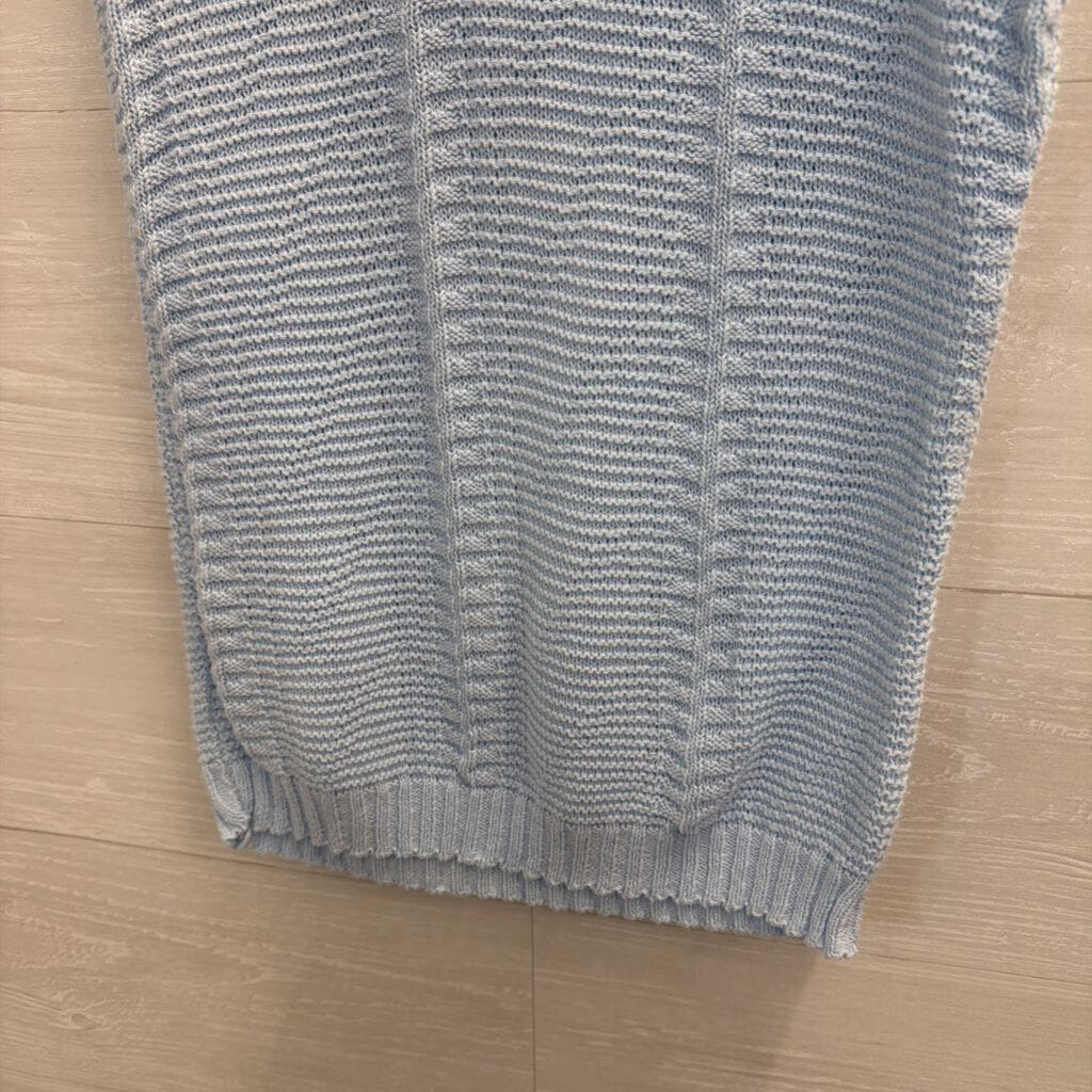 Blue Knit Sweater Tank Top Small