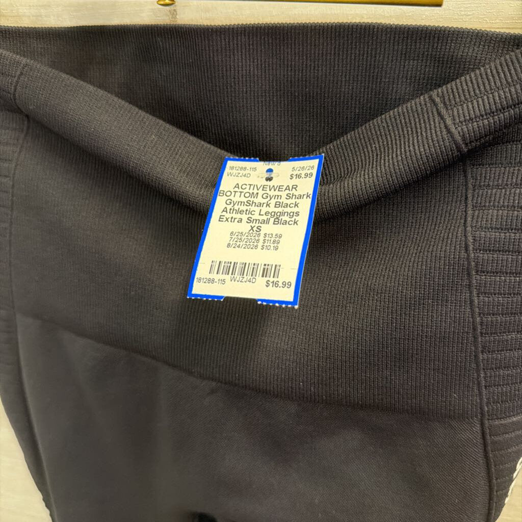 GymShark Black Athletic Leggings Extra Small
