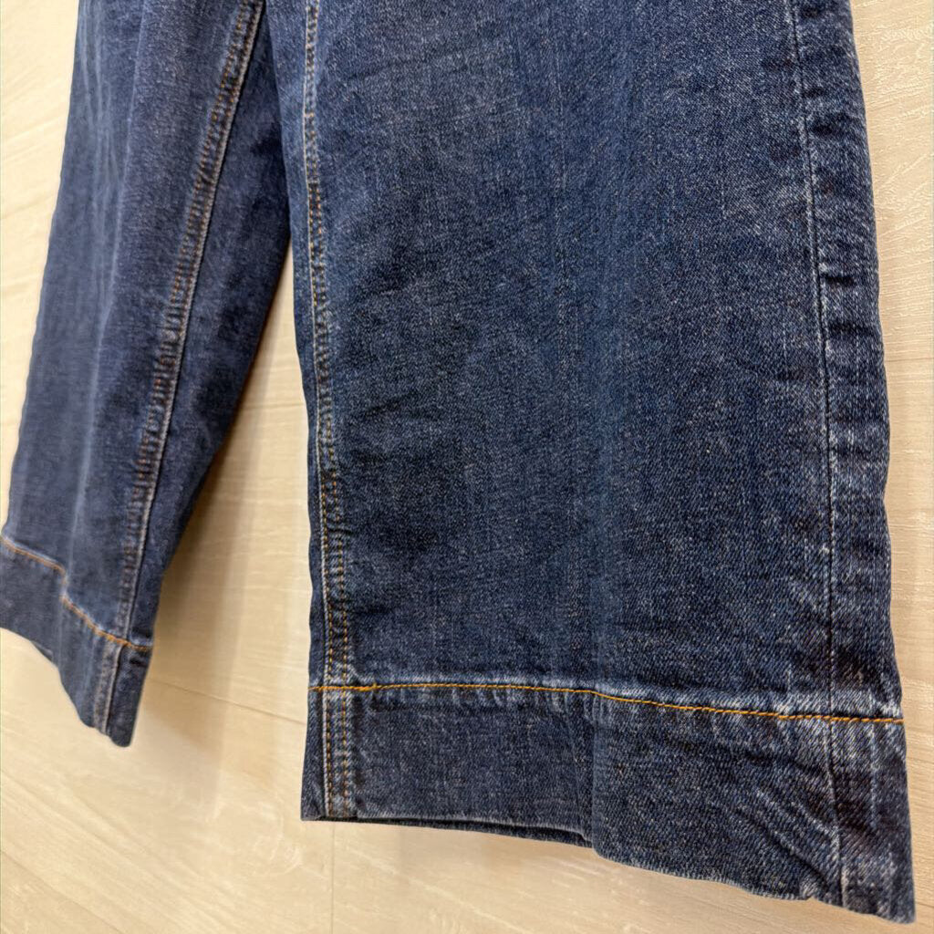 Tommy Hilfiger Dark Wash Wide Leg Jeans 0
