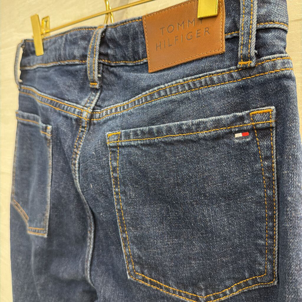 Tommy Hilfiger Dark Wash Wide Leg Jeans 0