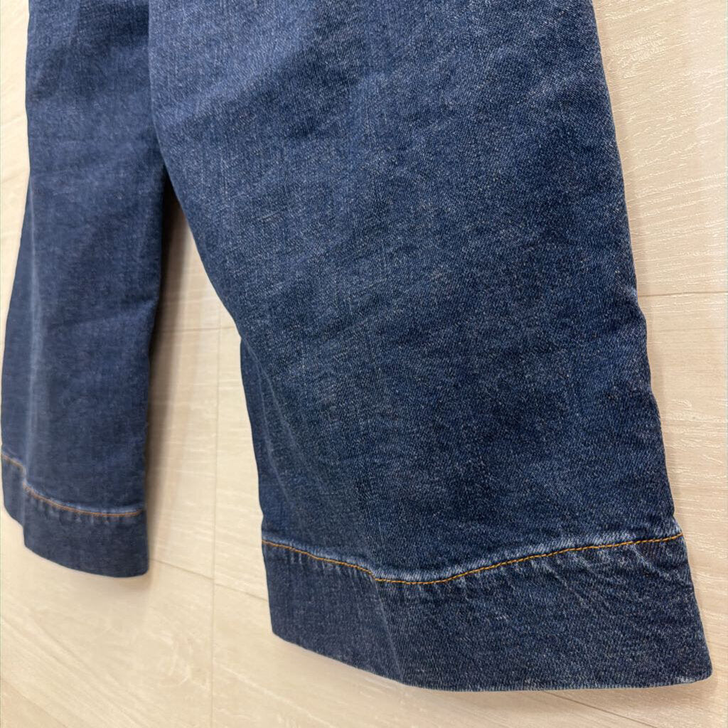 Tommy Hilfiger Dark Wash Wide Leg Jeans 0