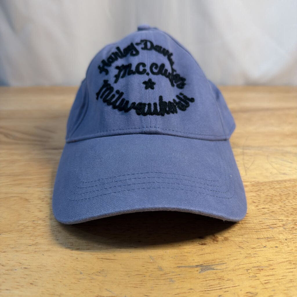Blue Harley Davidson NC Club Baseball Hat