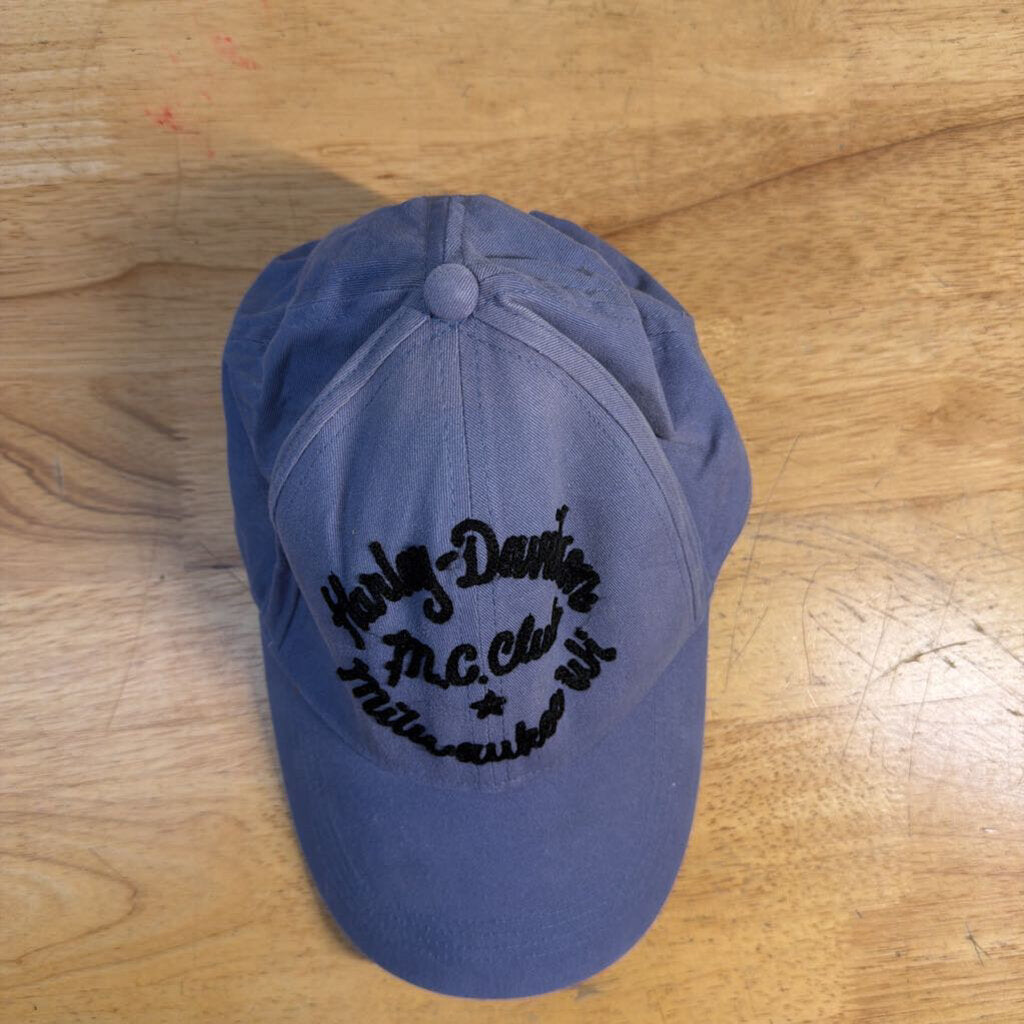 Blue Harley Davidson NC Club Baseball Hat
