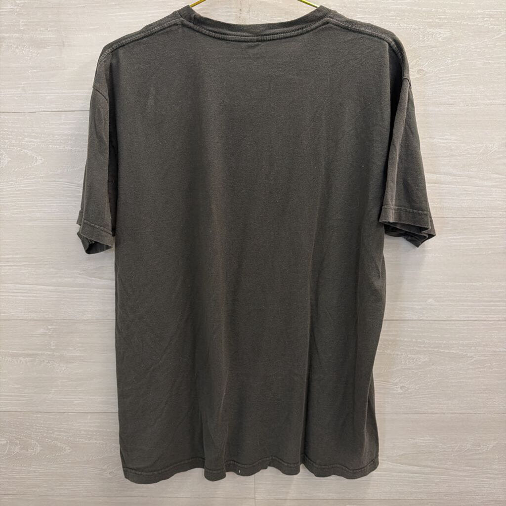 Grey/ Red Michelle Branch Short Sleeve Graphic Tee Large