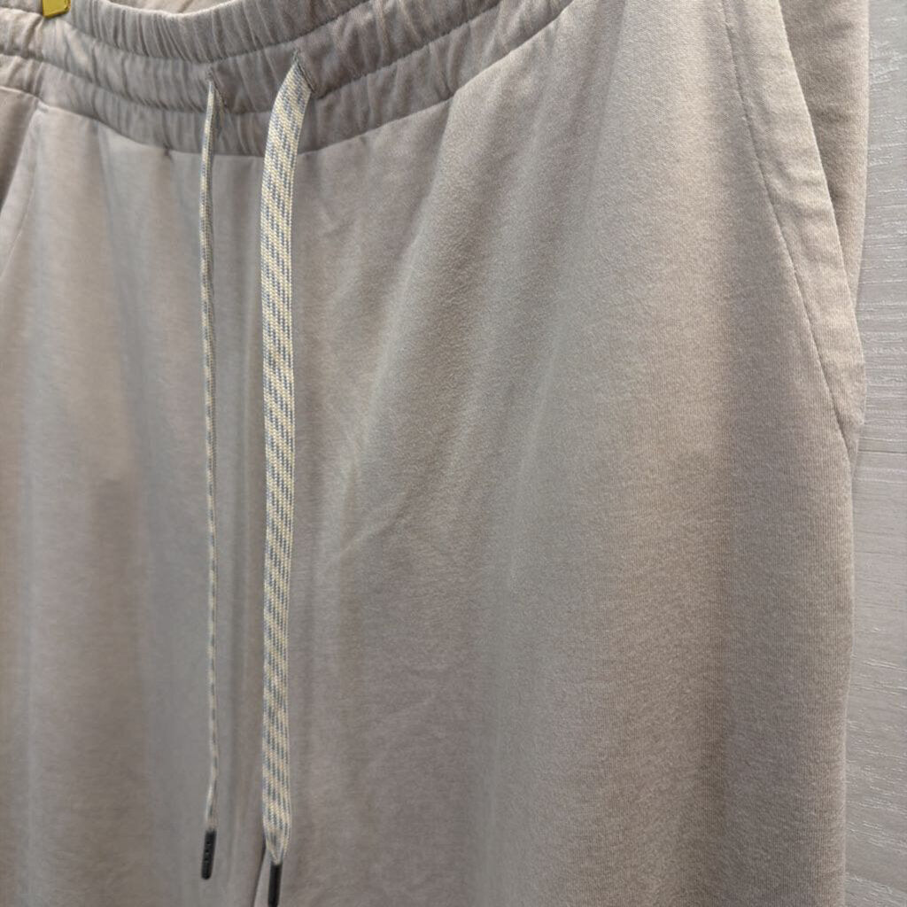 Vuori Beige Soft Wide Leg Pull On Lounge Pants Medium