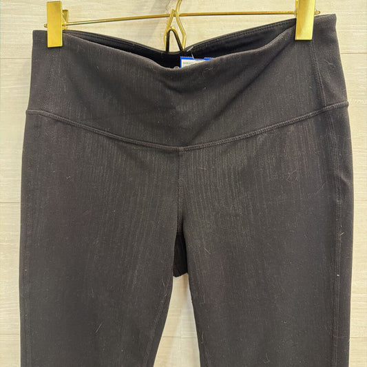 Athleta Black Print Cropped Leggings Small