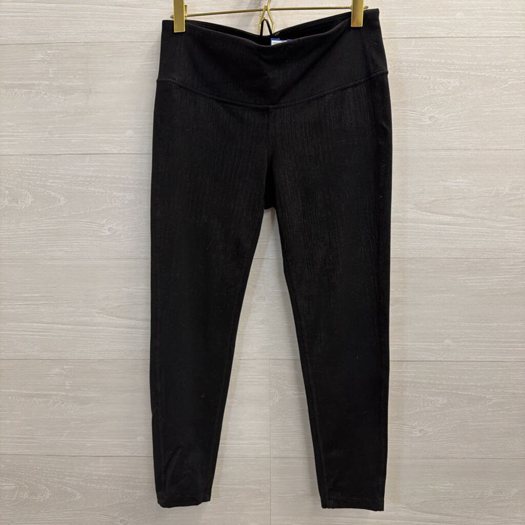 Athleta Black Print Cropped Leggings Small