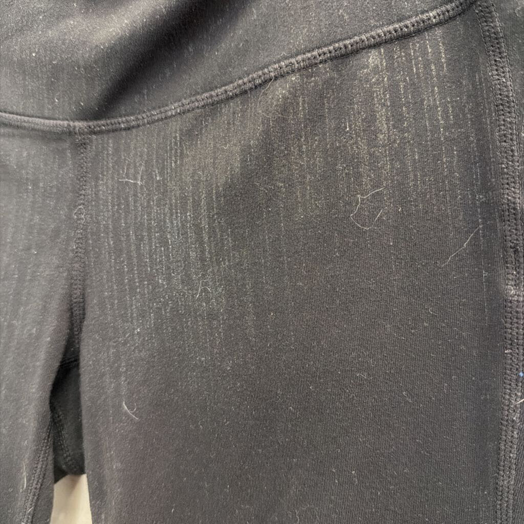Athleta Black Print Cropped Leggings Small