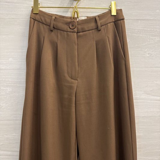 Princess Polly Brown Wide Leg Trouser Pants 2