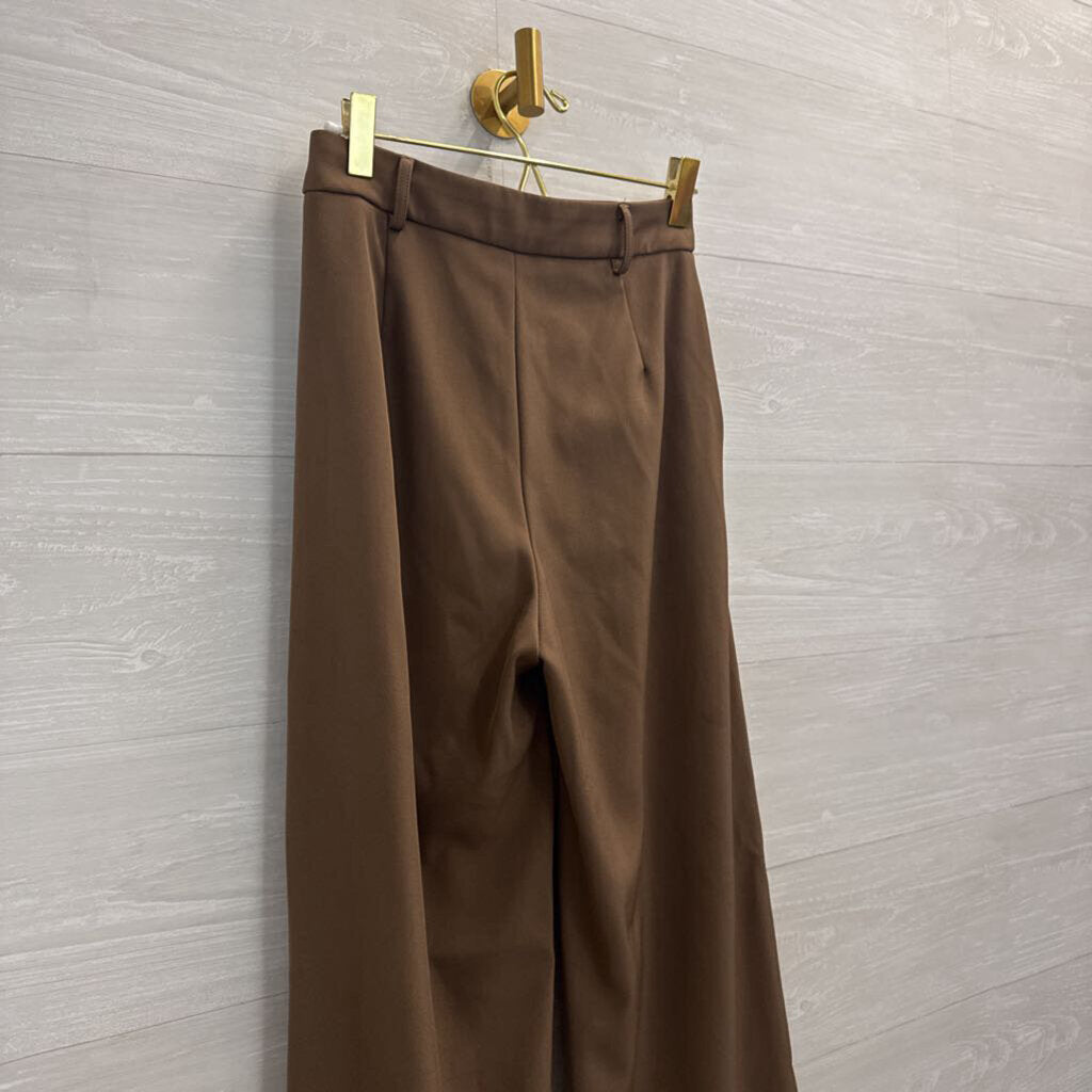 Princess Polly Brown Wide Leg Trouser Pants 2