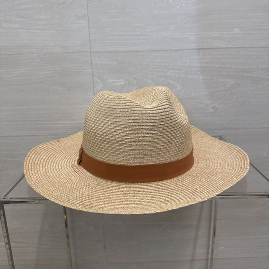 Nordstrom Brown Straw Panama Hat