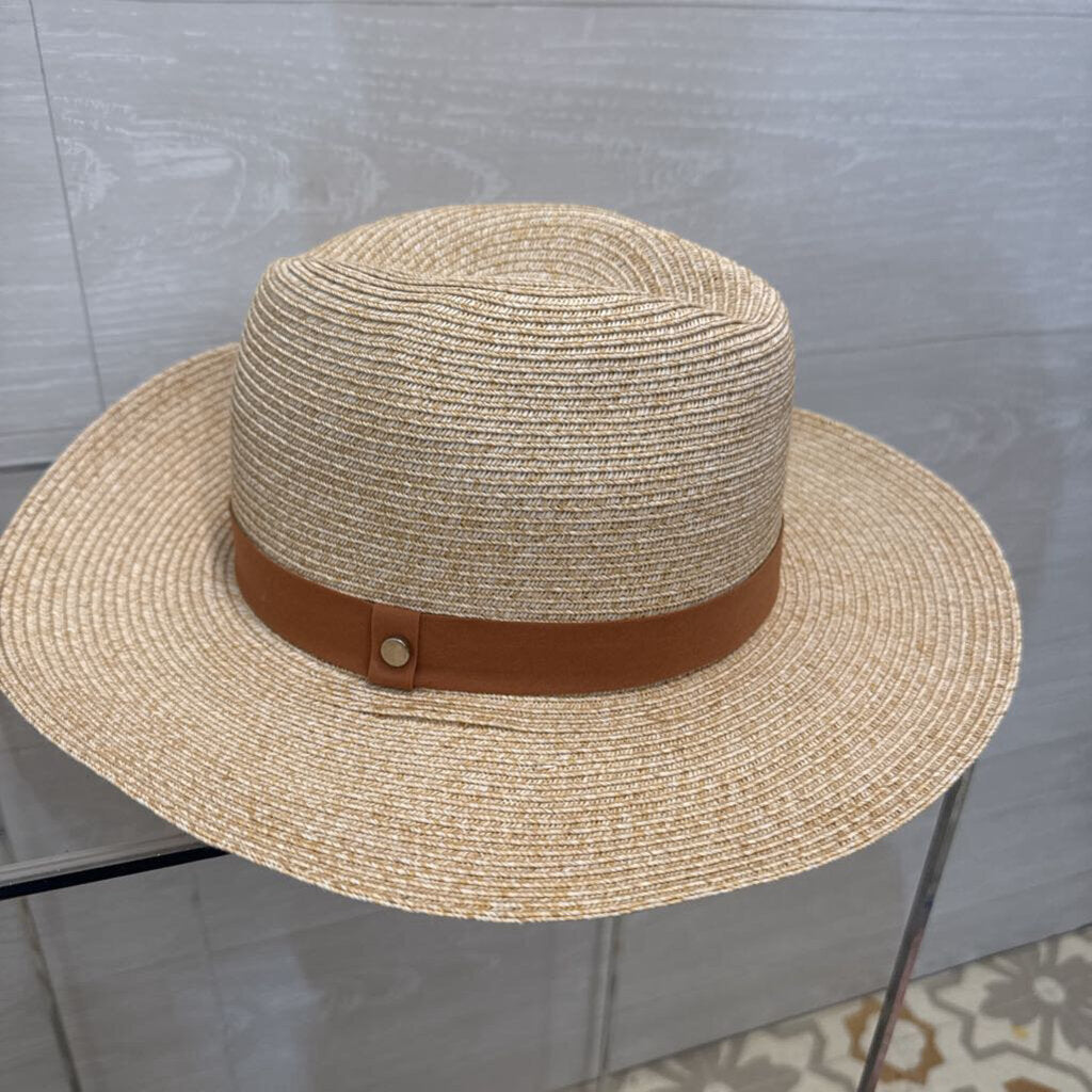 Nordstrom Brown Straw Panama Hat