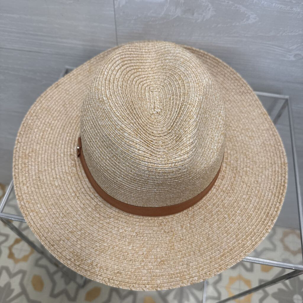 Nordstrom Brown Straw Panama Hat