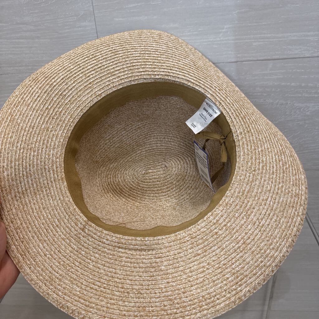Nordstrom Brown Straw Panama Hat