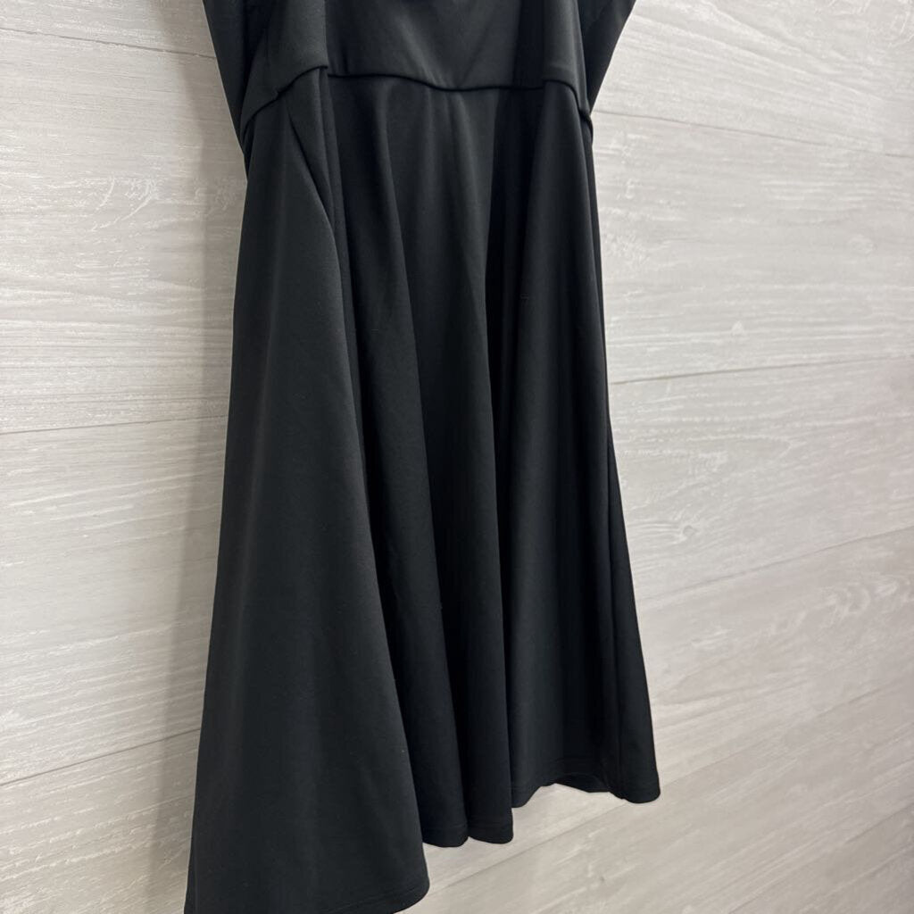 Gilly Hicks Black/ White Trim Athletic Dress With Shorts Small