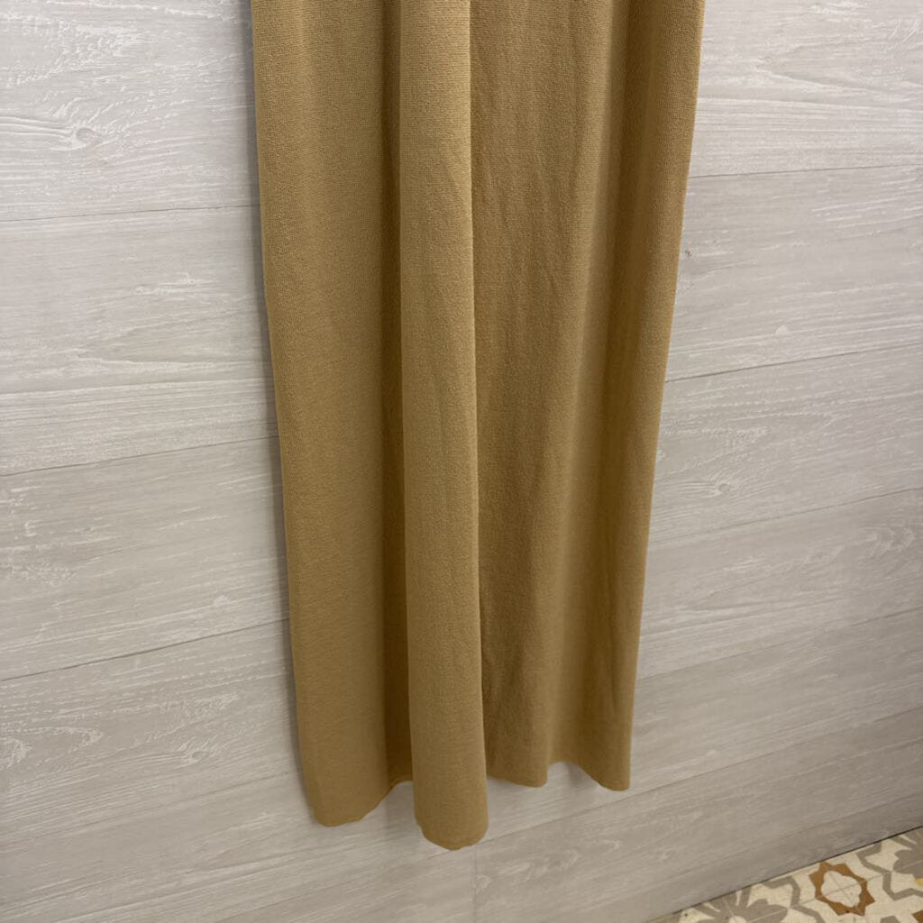 The Drop Brown Knit Sleeveless Maxi Dress Large