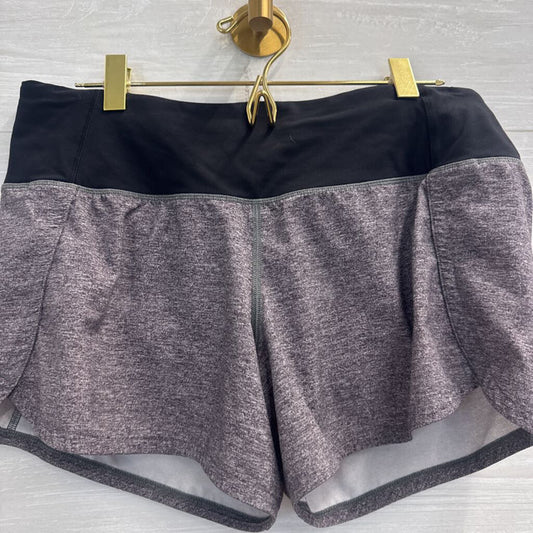 Lululemon Grey/ Black Athletic Shorts 6