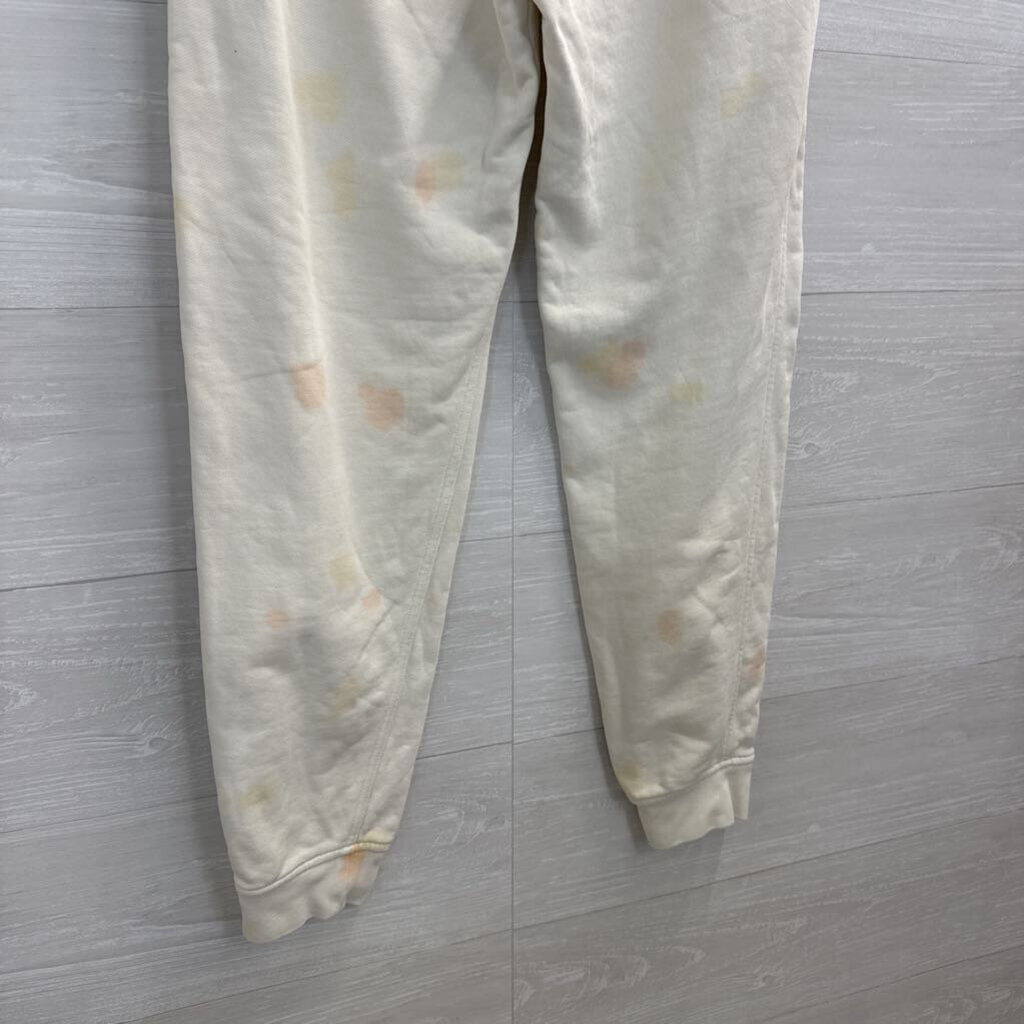 Lululemon Cream/ Orange Print Joggers 6