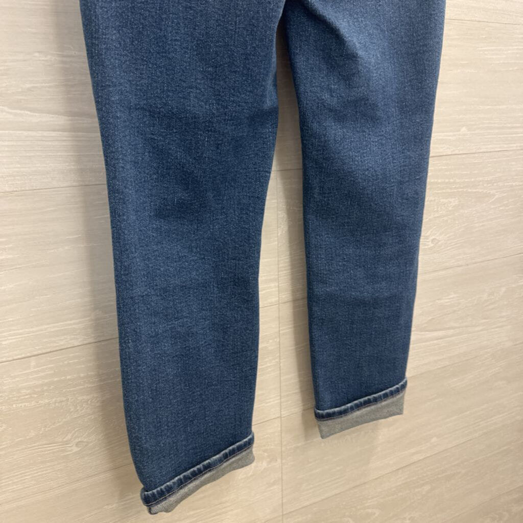 Judy Blue Medium Wash Straight Leg Rainbow Embroidered Jeans 29