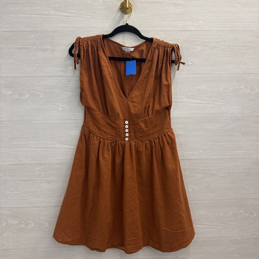 American Eagle Brown Sleeveless Dress Medium