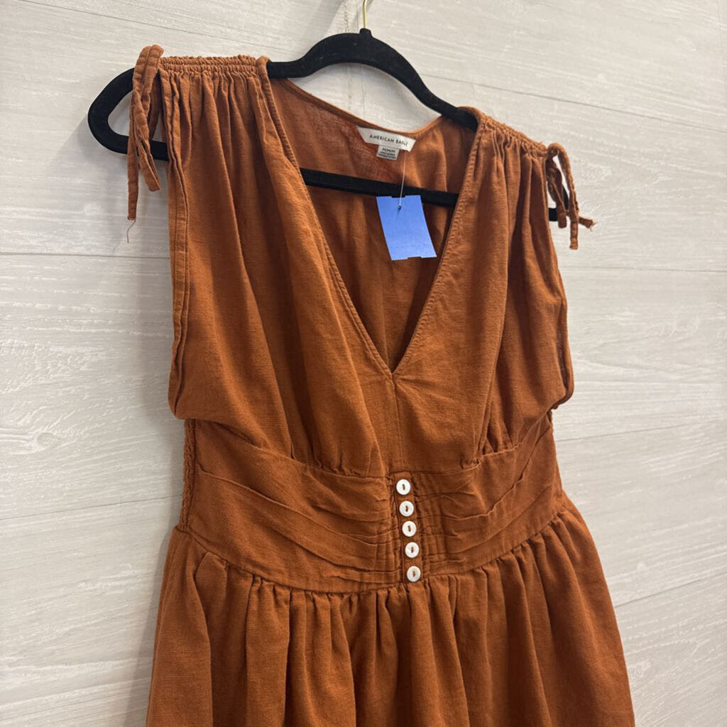 American Eagle Brown Sleeveless Dress Medium