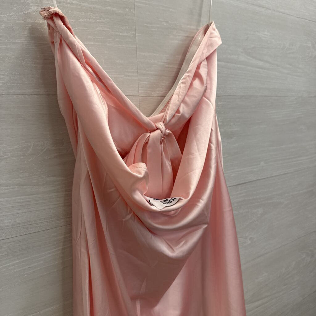 Princess Polly Pink Silky Strapless Mini Dress 6