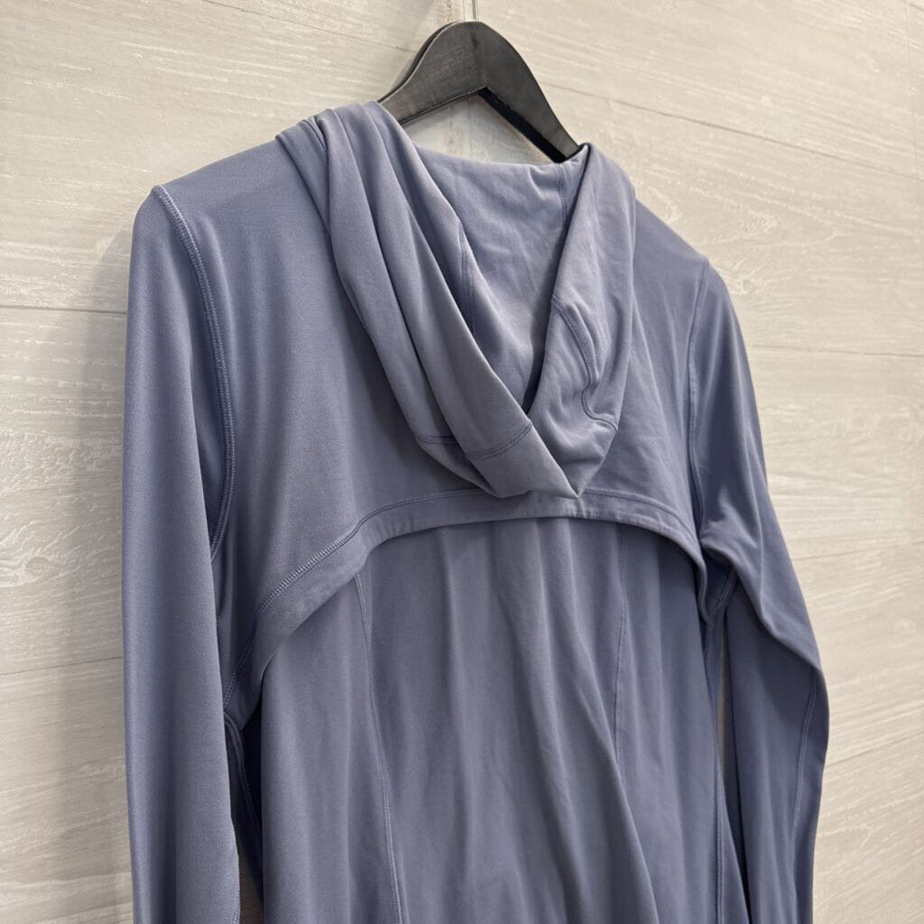Lululemon Blue Zip Up Hooded Long Sleeve Jacket 12