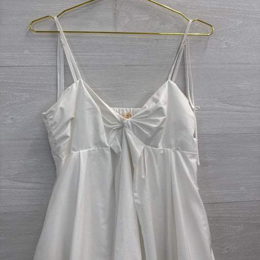 Camila Coelho White Babydoll Mini Dress Medium