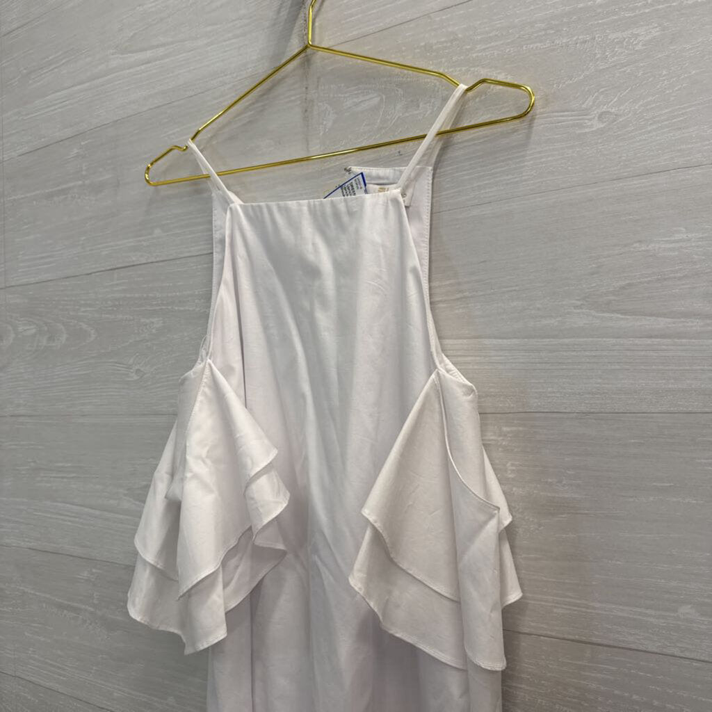 Amanda Uprichard White Off Shoulder Dress Small