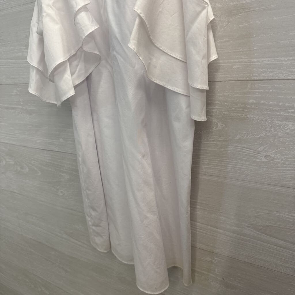 Amanda Uprichard White Off Shoulder Dress Small
