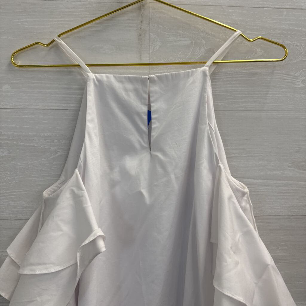 Amanda Uprichard White Off Shoulder Dress Small
