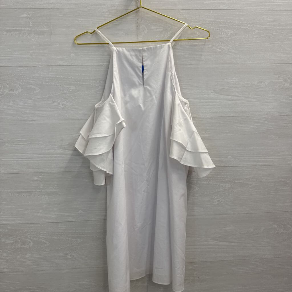 Amanda Uprichard White Off Shoulder Dress Small