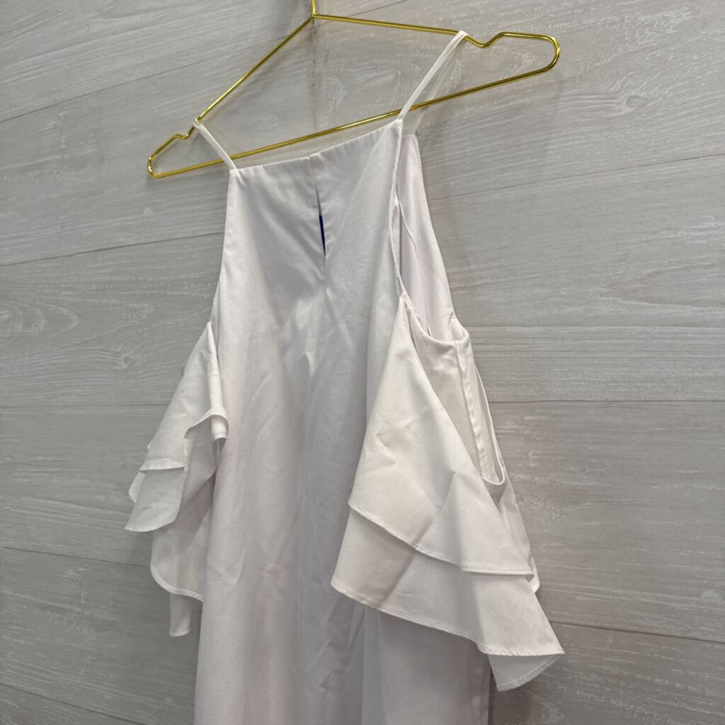 Amanda Uprichard White Off Shoulder Dress Small