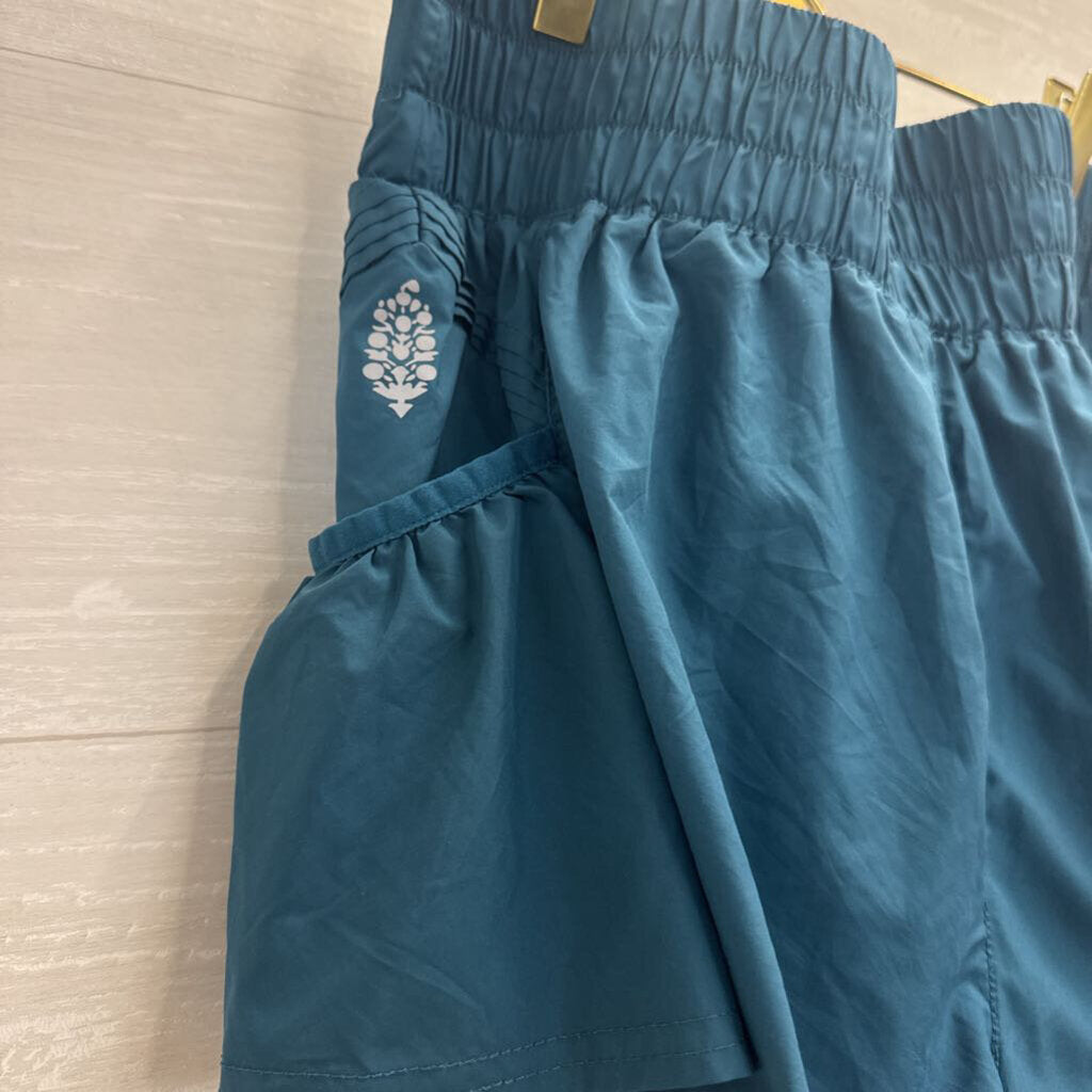 FP Movement Teal Athletic Shorts Medium