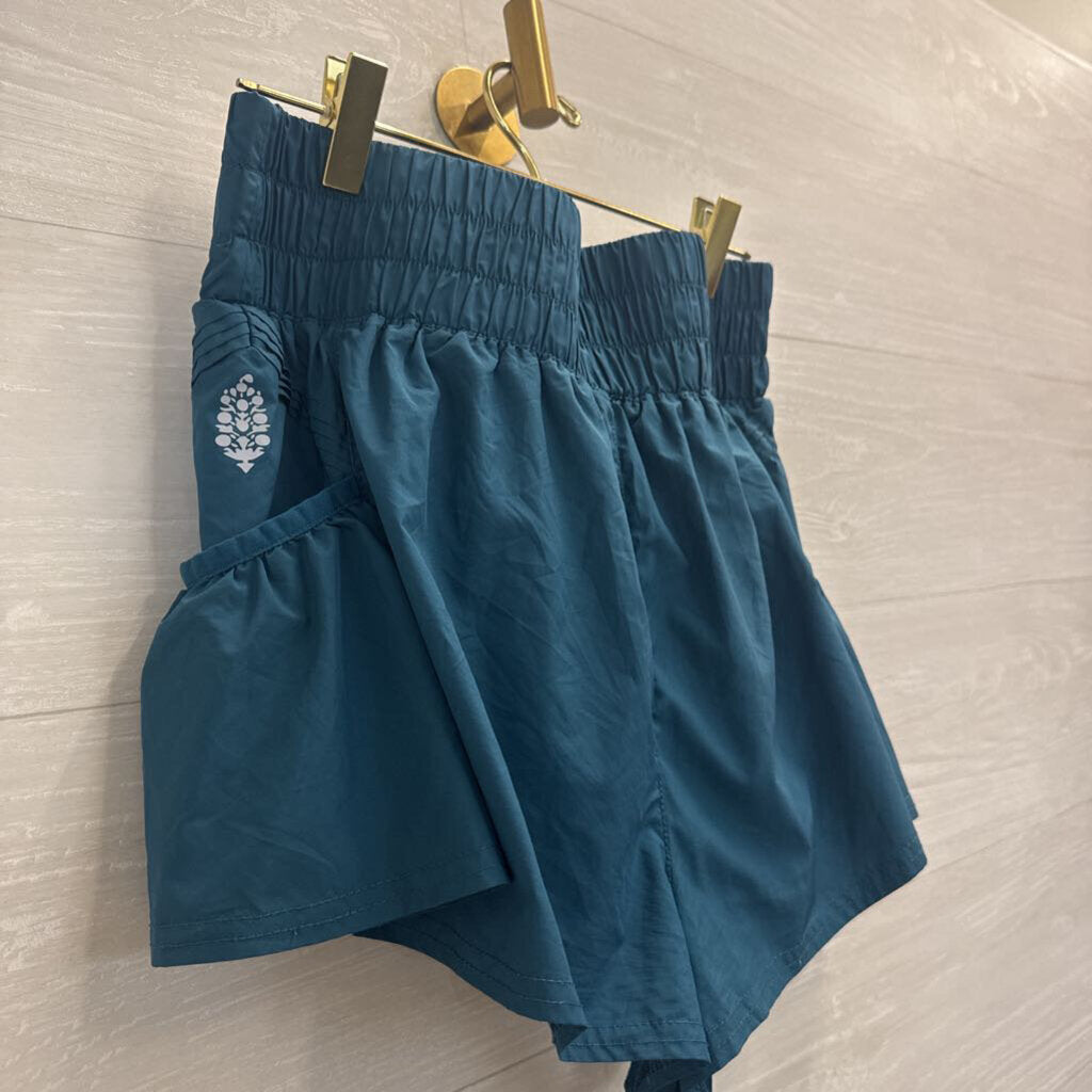 FP Movement Teal Athletic Shorts Medium