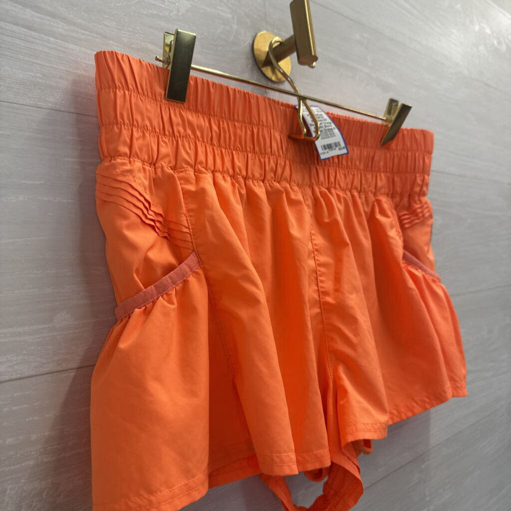 FP Movement Orange Athletic Shorts Medium