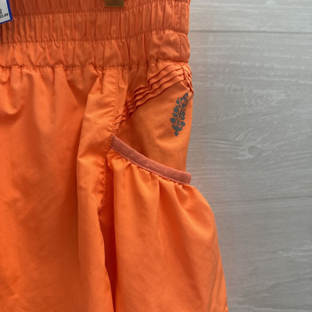 FP Movement Orange Athletic Shorts Medium