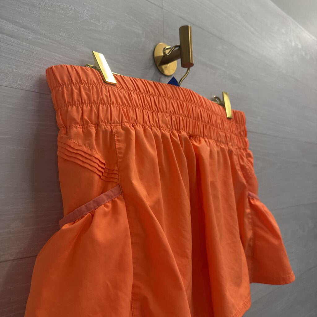 FP Movement Orange Athletic Shorts Medium